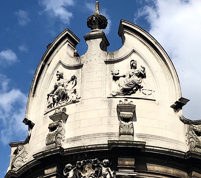 Pediment, Finsbury Old Town Hall